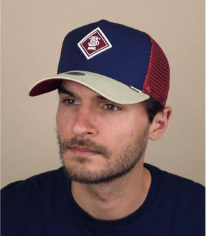  Trucker Seersucker navy